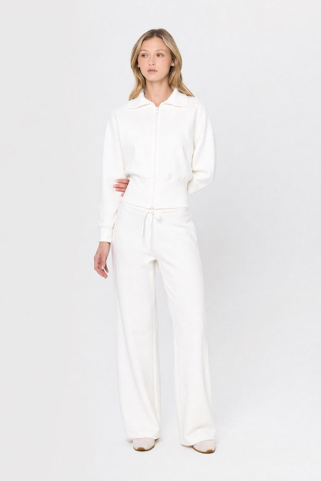 En Route Collar Jacket - OFF WHITE