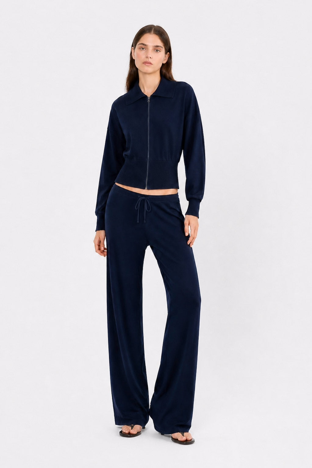 En Route Collar Jacket - NAVY