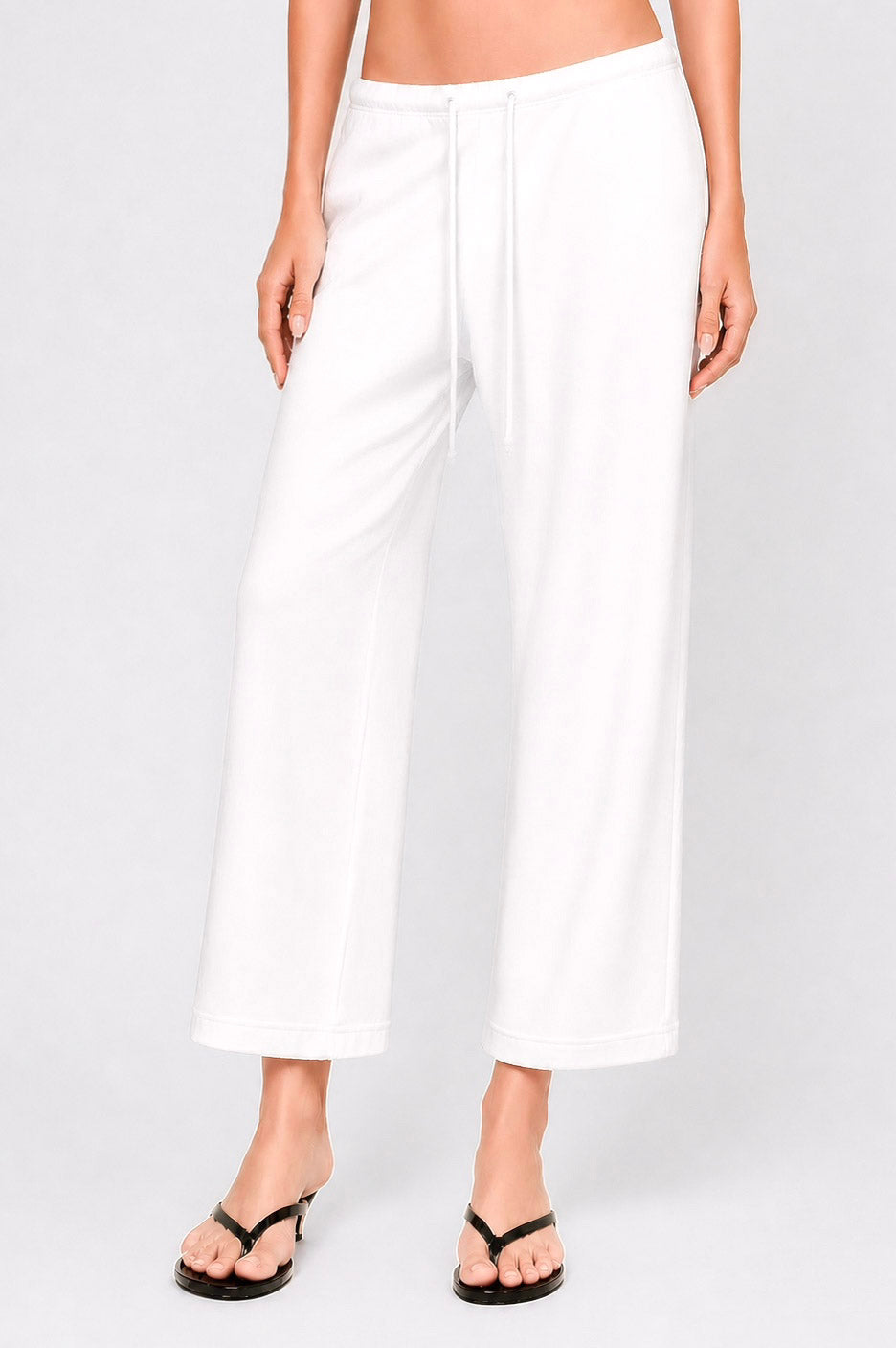 En Route Cropped Pant - OFF WHITE