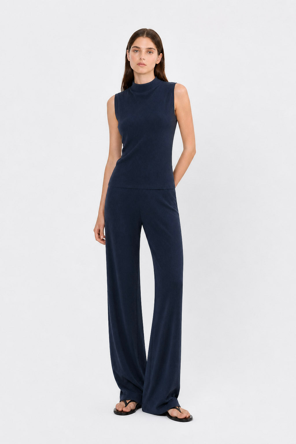 Tokyo Mock Top - DEEP BLUE