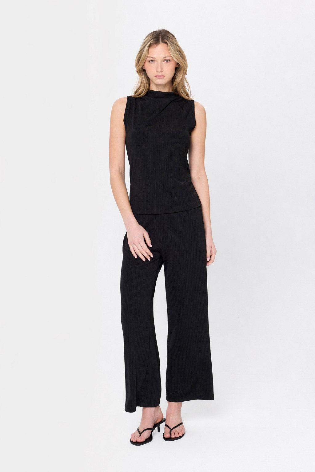 Tokyo Mock Top - BLACK