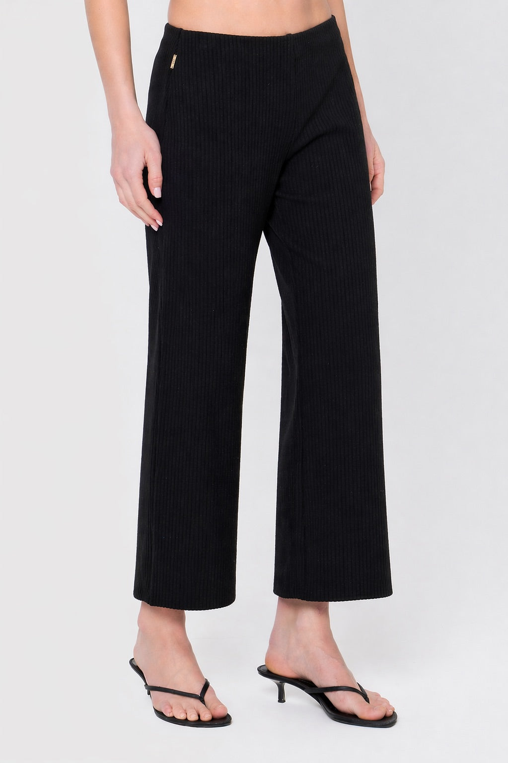 Monaco Cropped Pant - Black